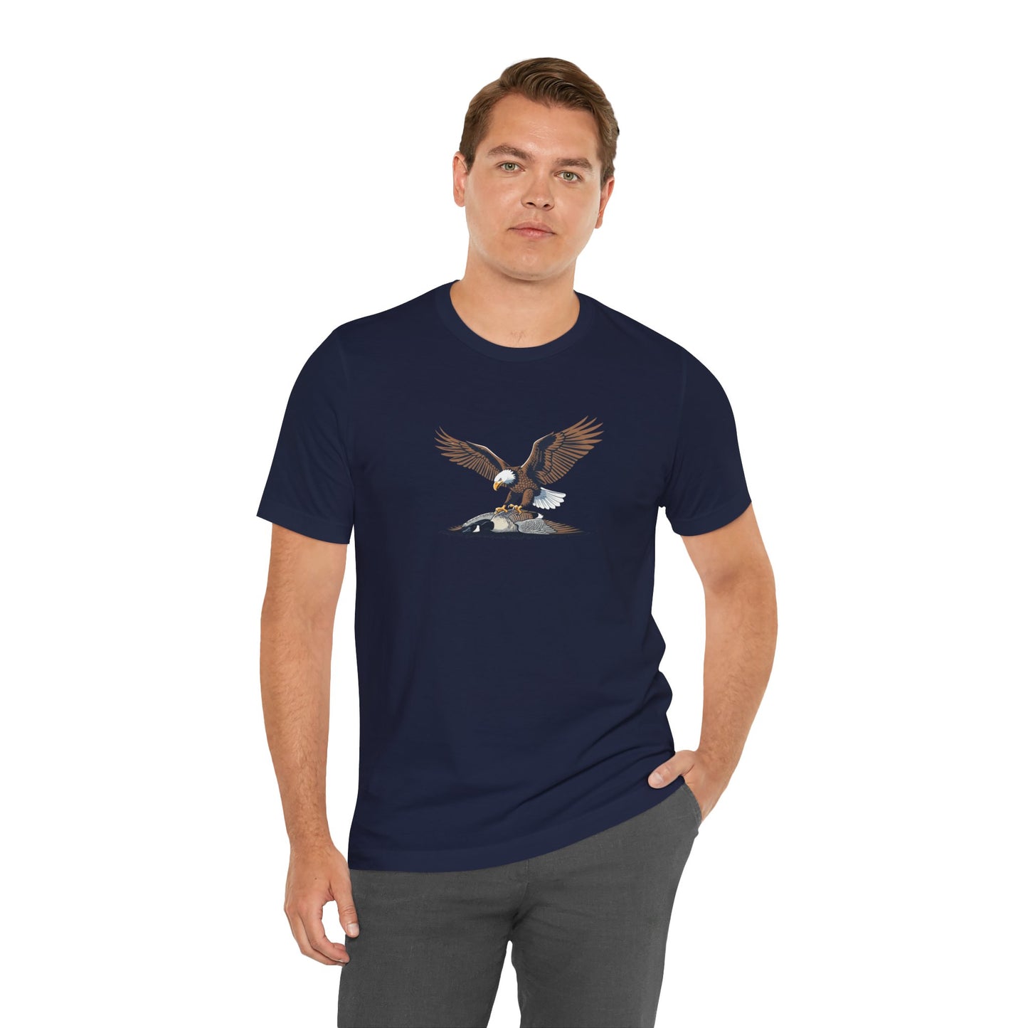 Eagle vs Goose Hockey Tee