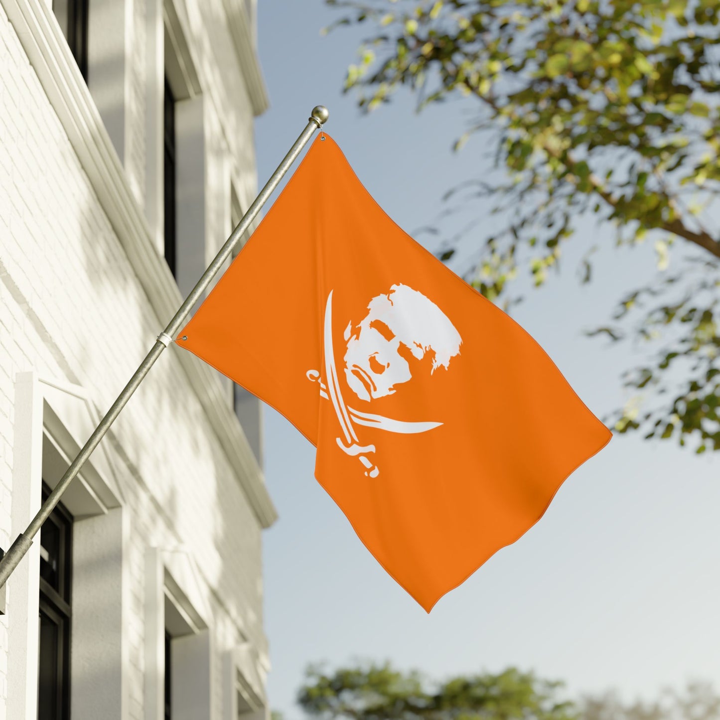 The Jolly Donald Double Sided Flag - Orange