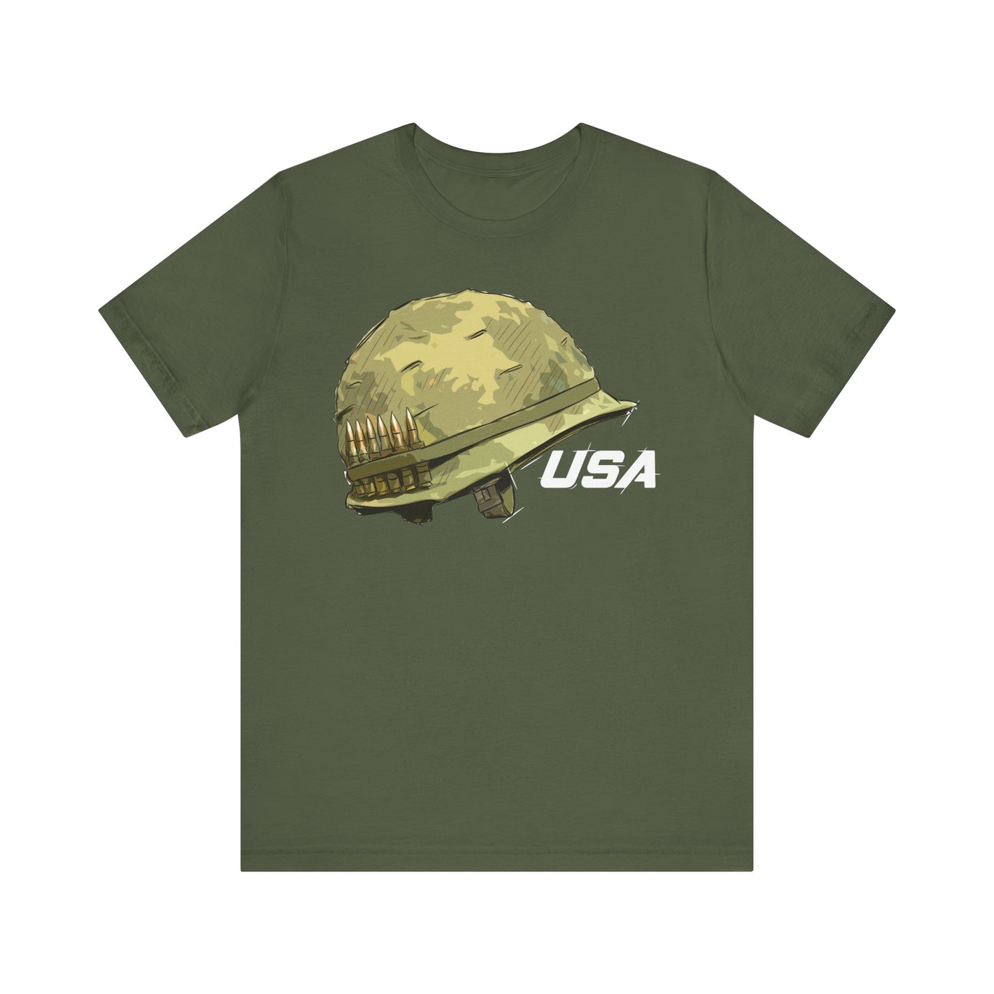 USA Helmet Tee