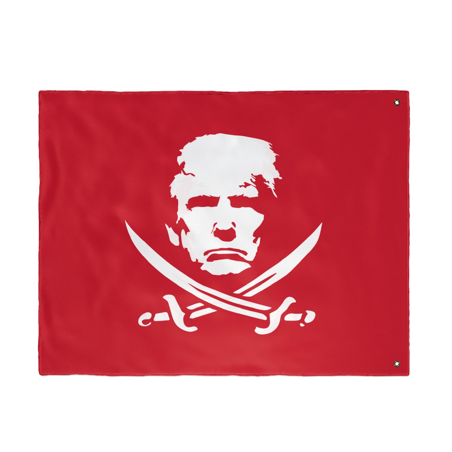 The Jolly Donald Double Sided  Flag (Red)