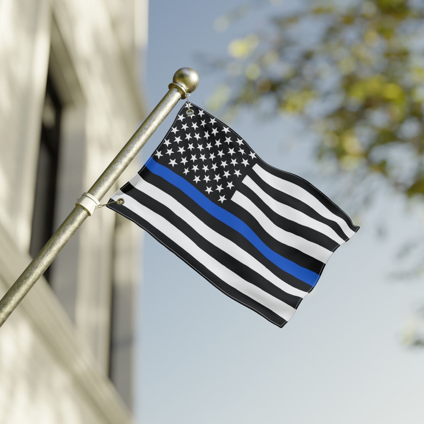 Thin Blue Line Double Sided  Flag