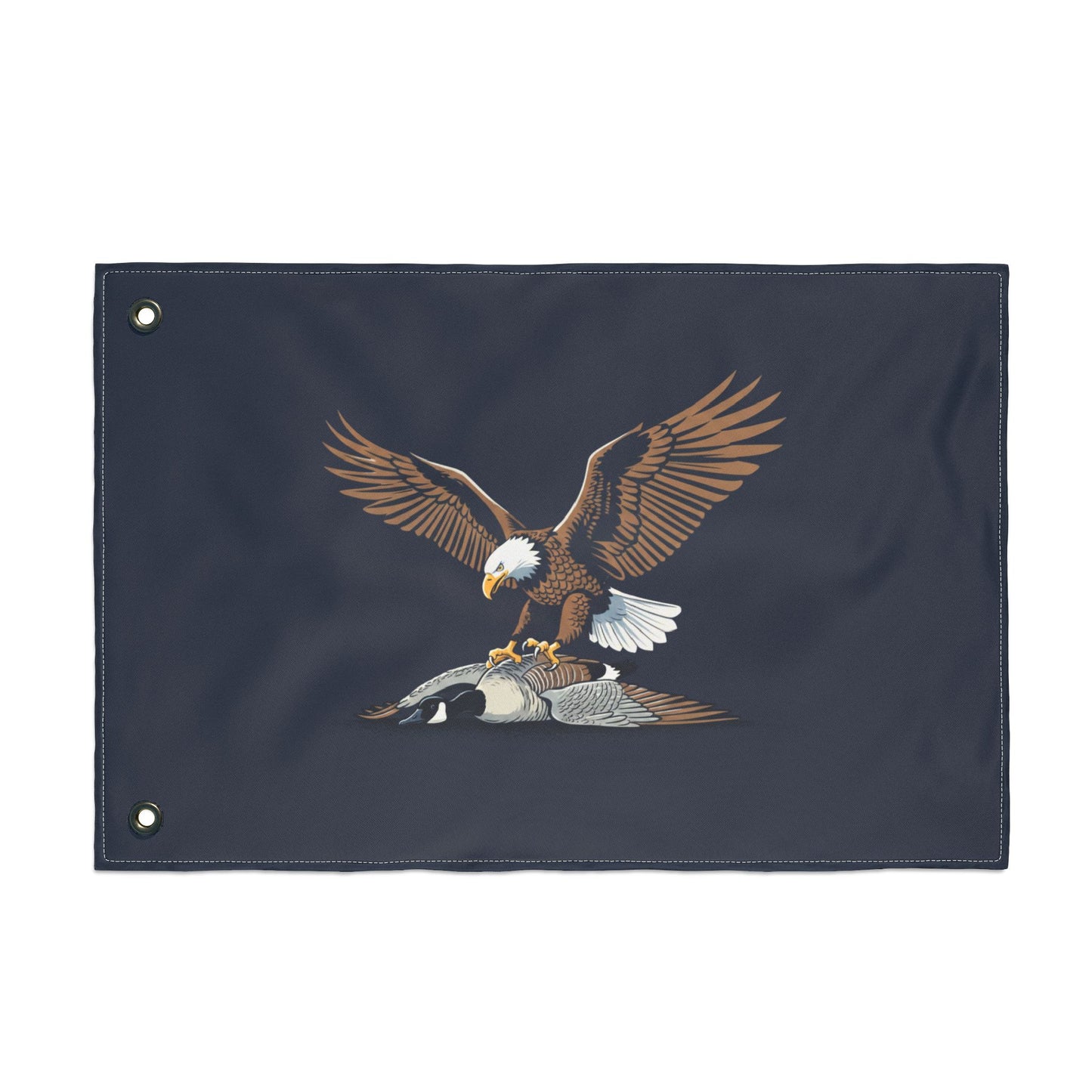 Eagle vs Goose Hockey Double Sided  Flag