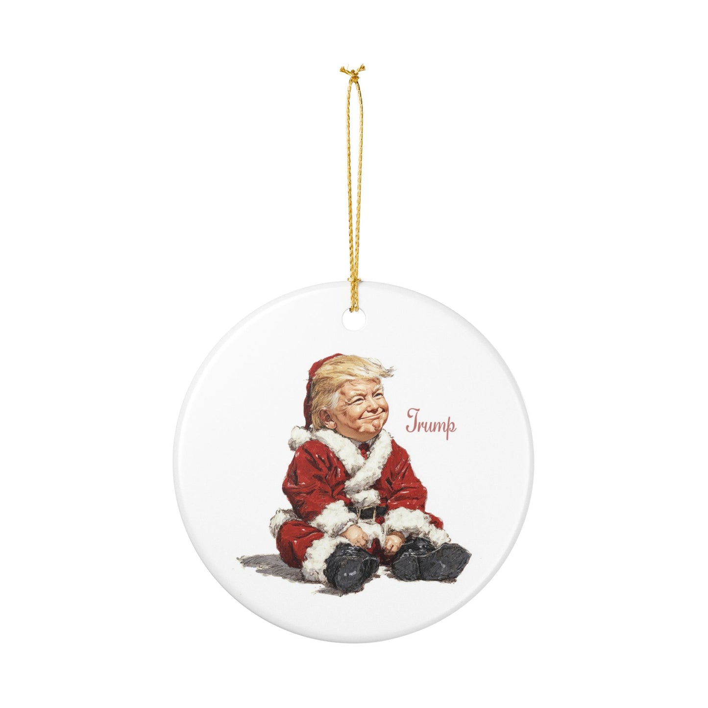 Trump MAGA Ceramic Ornament