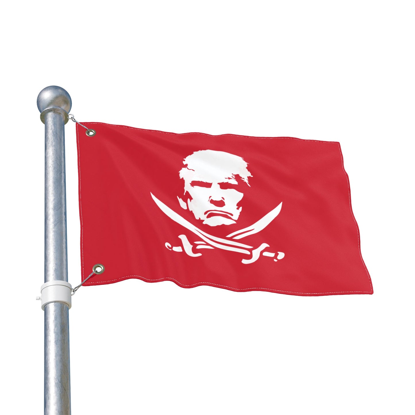 The Jolly Donald Double Sided  Flag (Red)