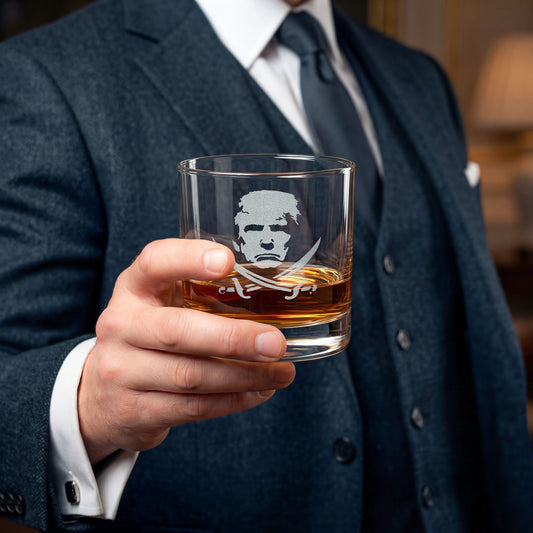 Jolly Donald Engraved Whiskey Glass