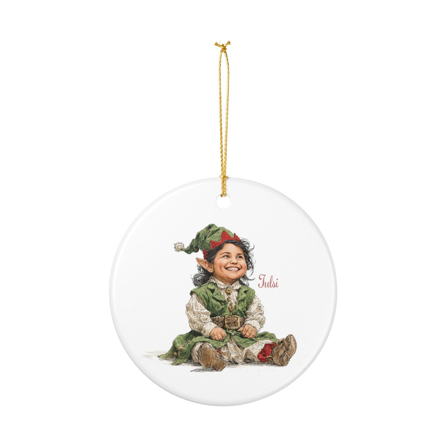 Tulsi MAGA Ceramic Ornament