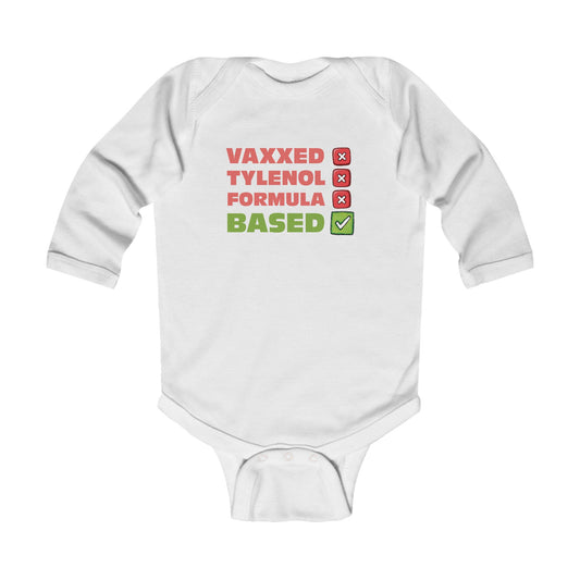Based Infant Long Sleeve Bodysuit