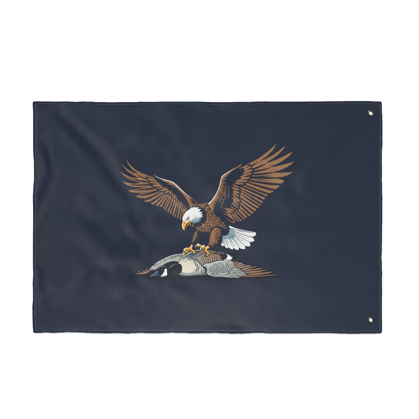 Eagle vs Goose Hockey Double Sided  Flag