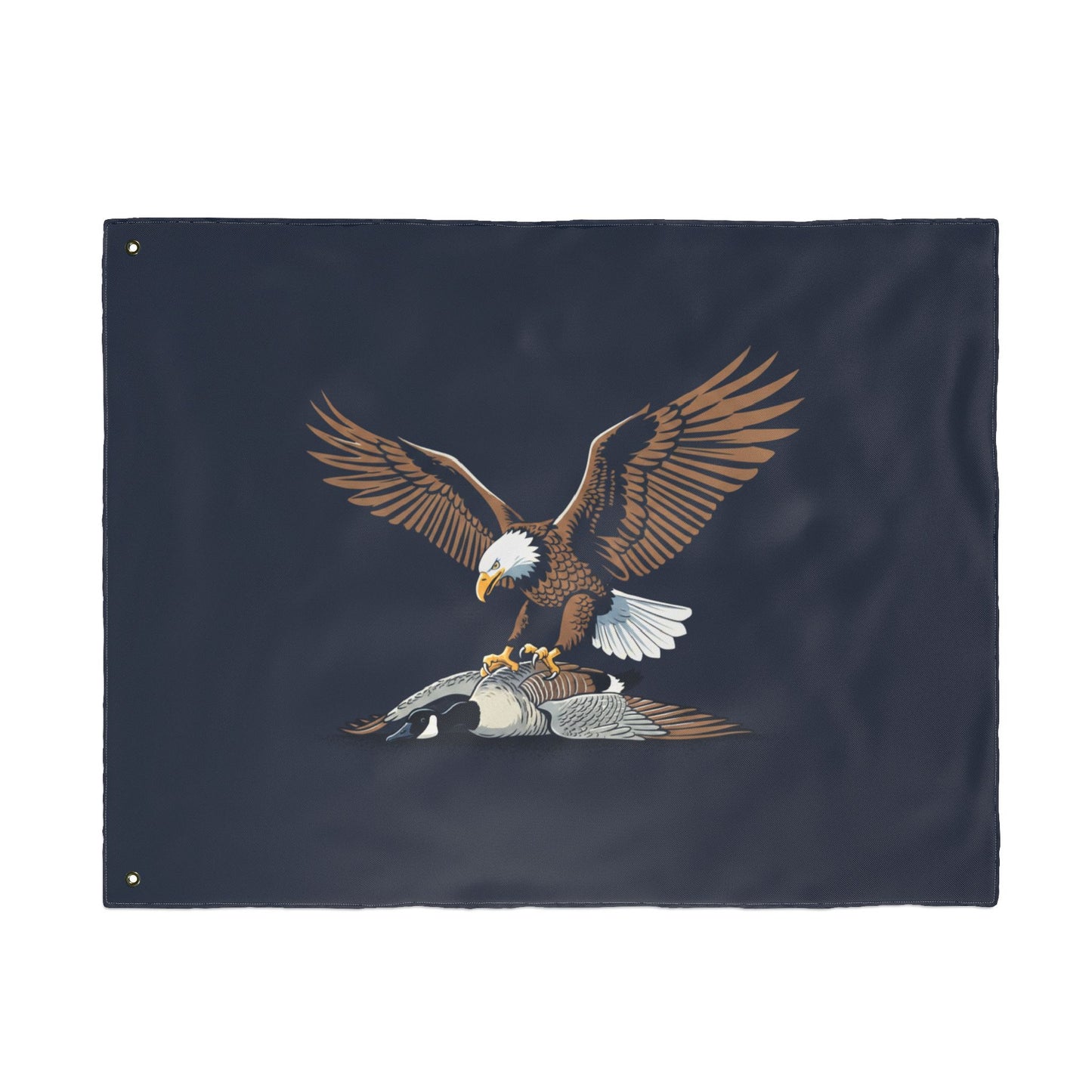 Eagle vs Goose Hockey Double Sided  Flag