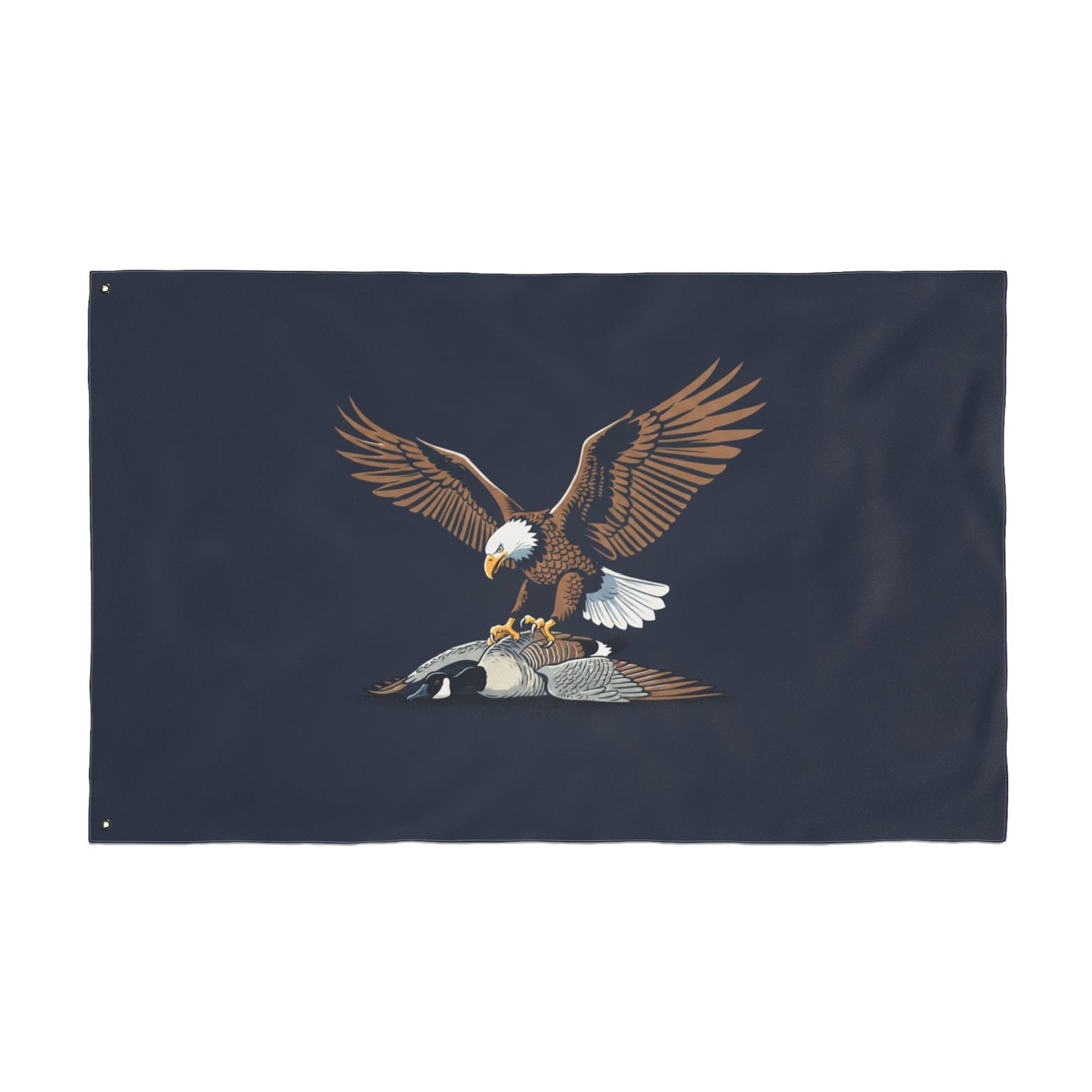 Eagle vs Goose Hockey Double Sided  Flag