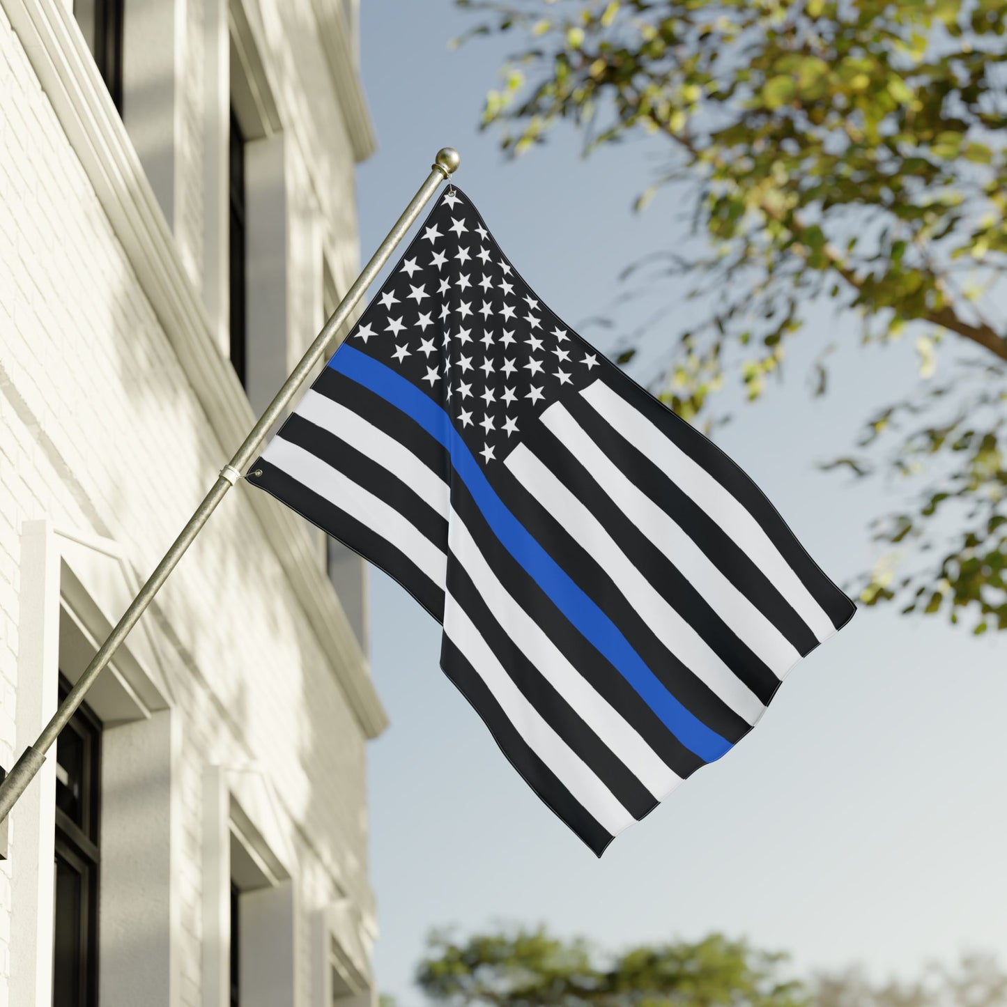 Thin Blue Line Double Sided  Flag