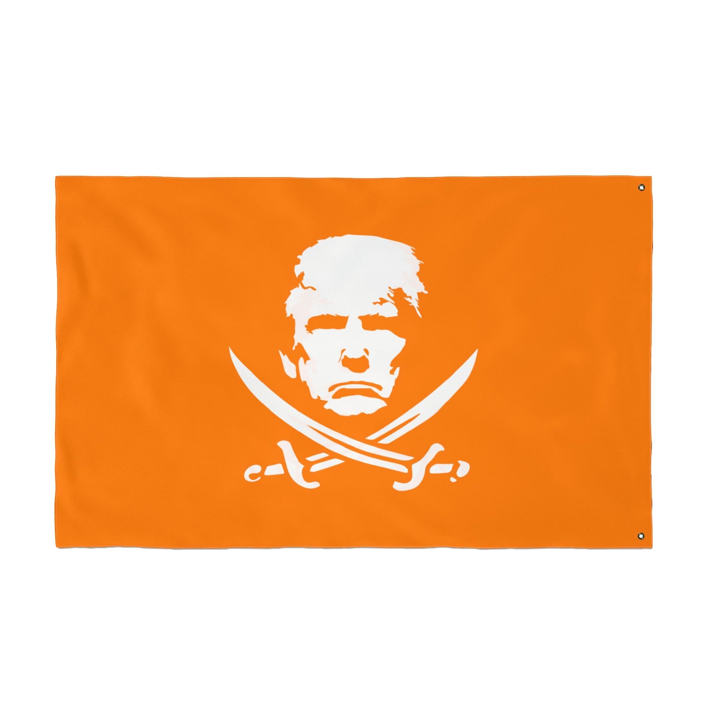 The Jolly Donald Double Sided Flag - Orange
