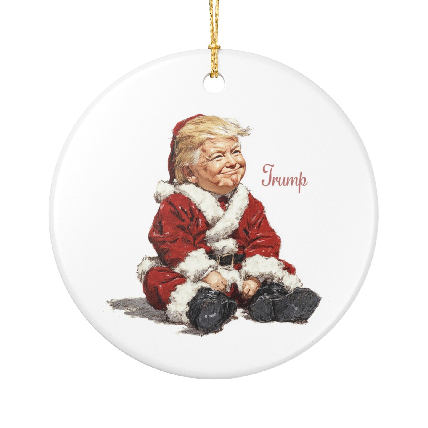 Trump MAGA Ceramic Ornament