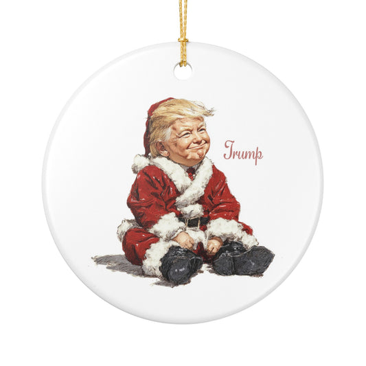 Trump MAGA Ceramic Ornament