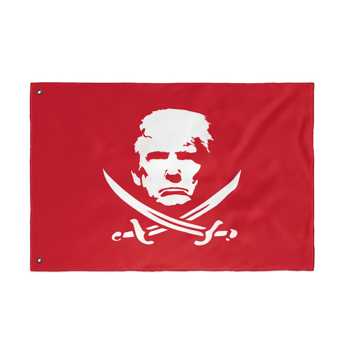 The Jolly Donald Double Sided  Flag (Red)