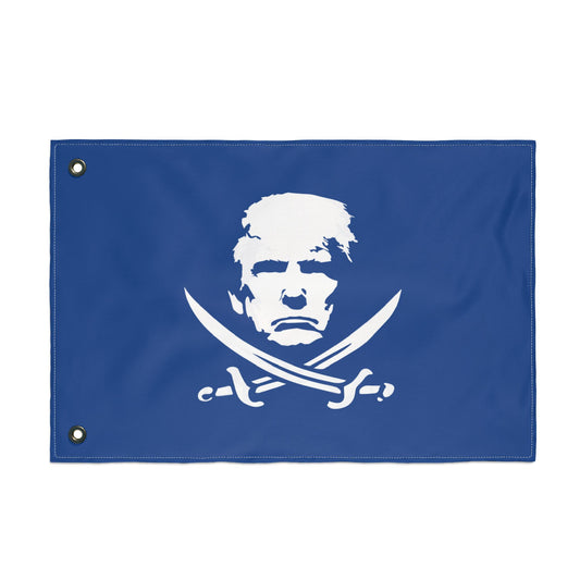 The Jolly Donald Double Sided Flag - Blue