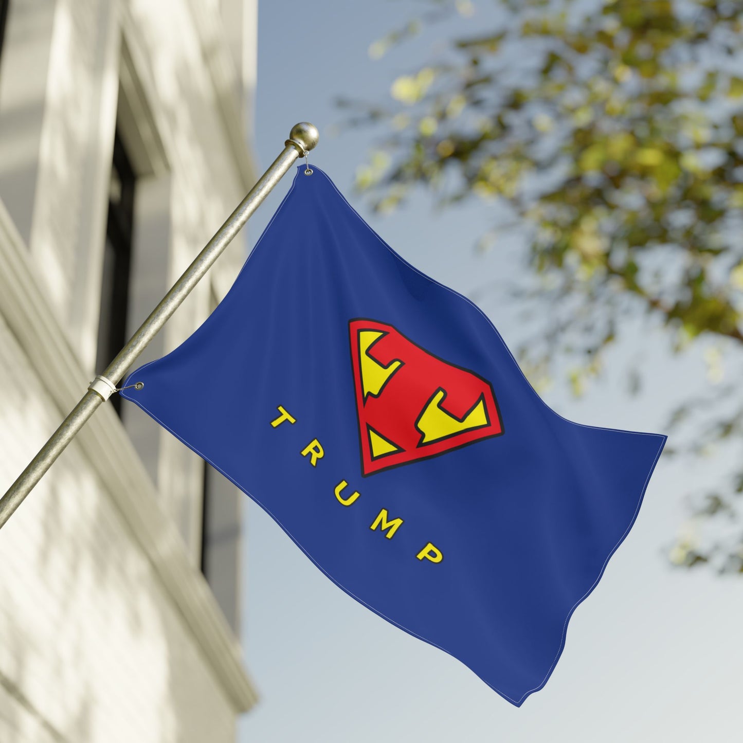 Trump Super Man Double Sided  Flag