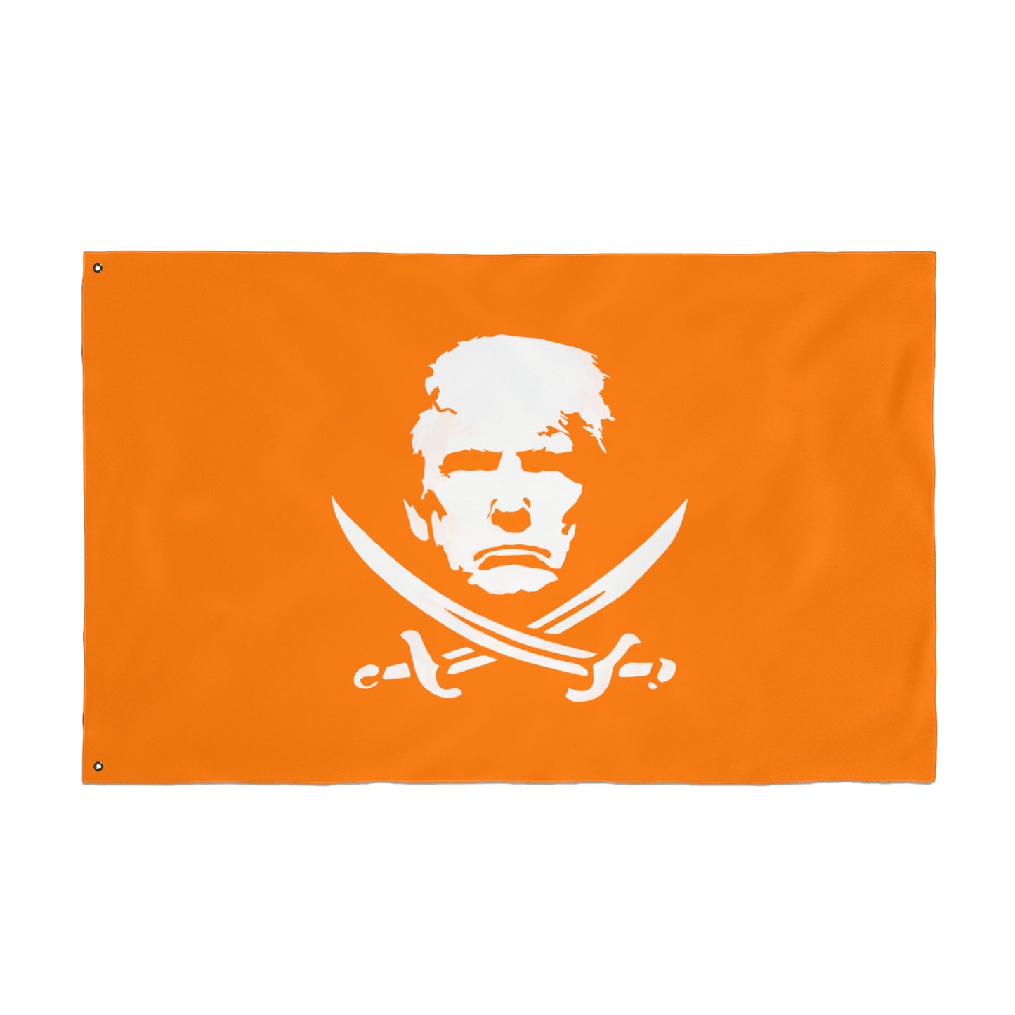 The Jolly Donald Double Sided Flag - Orange