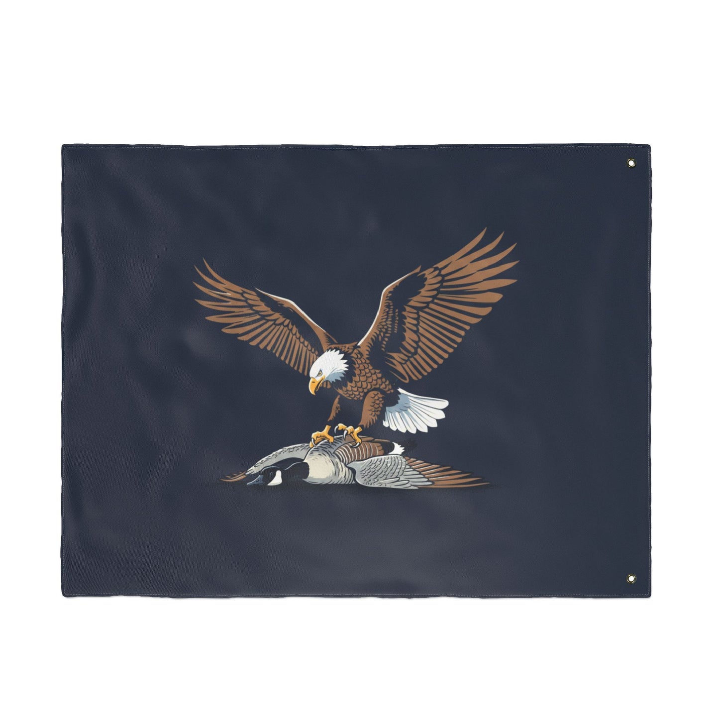 Eagle vs Goose Hockey Double Sided  Flag
