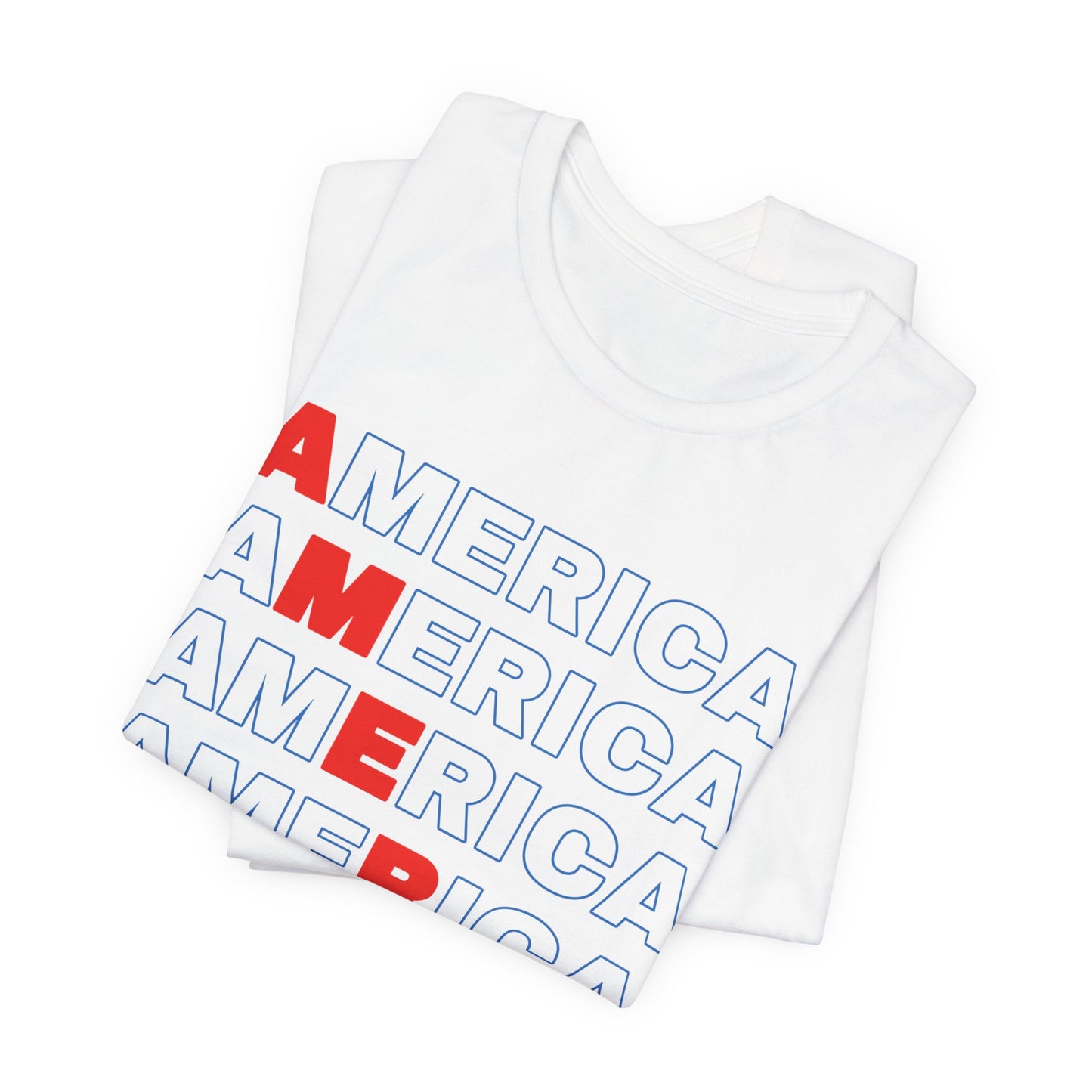 America Pattern Tee