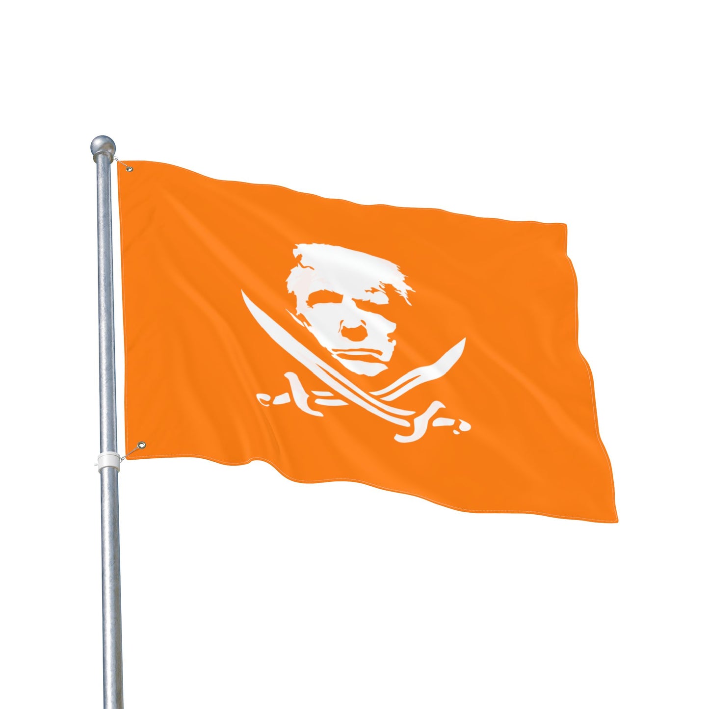 The Jolly Donald Double Sided Flag - Orange
