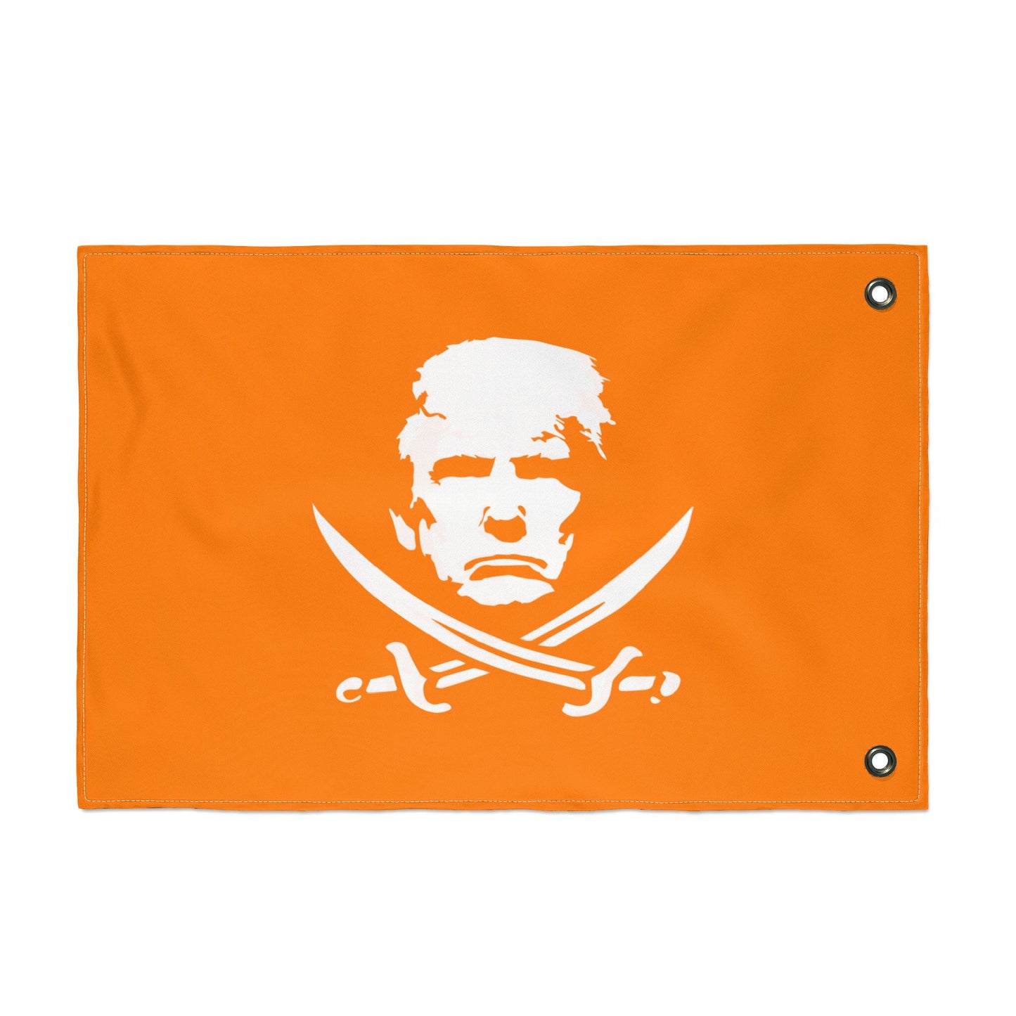 The Jolly Donald Double Sided Flag - Orange