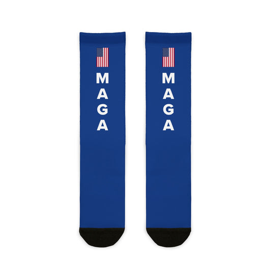 MAGA Crew Socks (Blue)