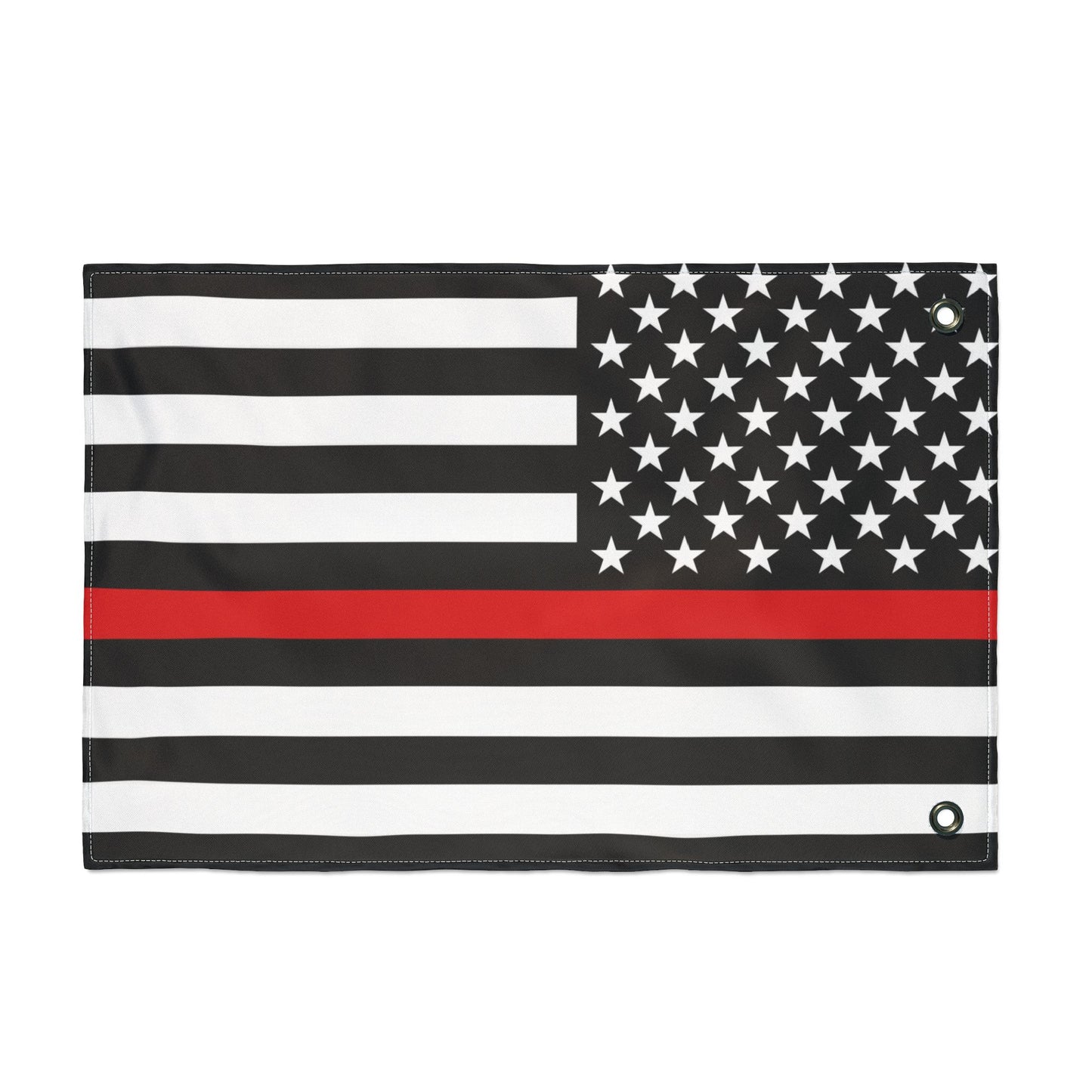 Thin Red Line Double Sided Flag