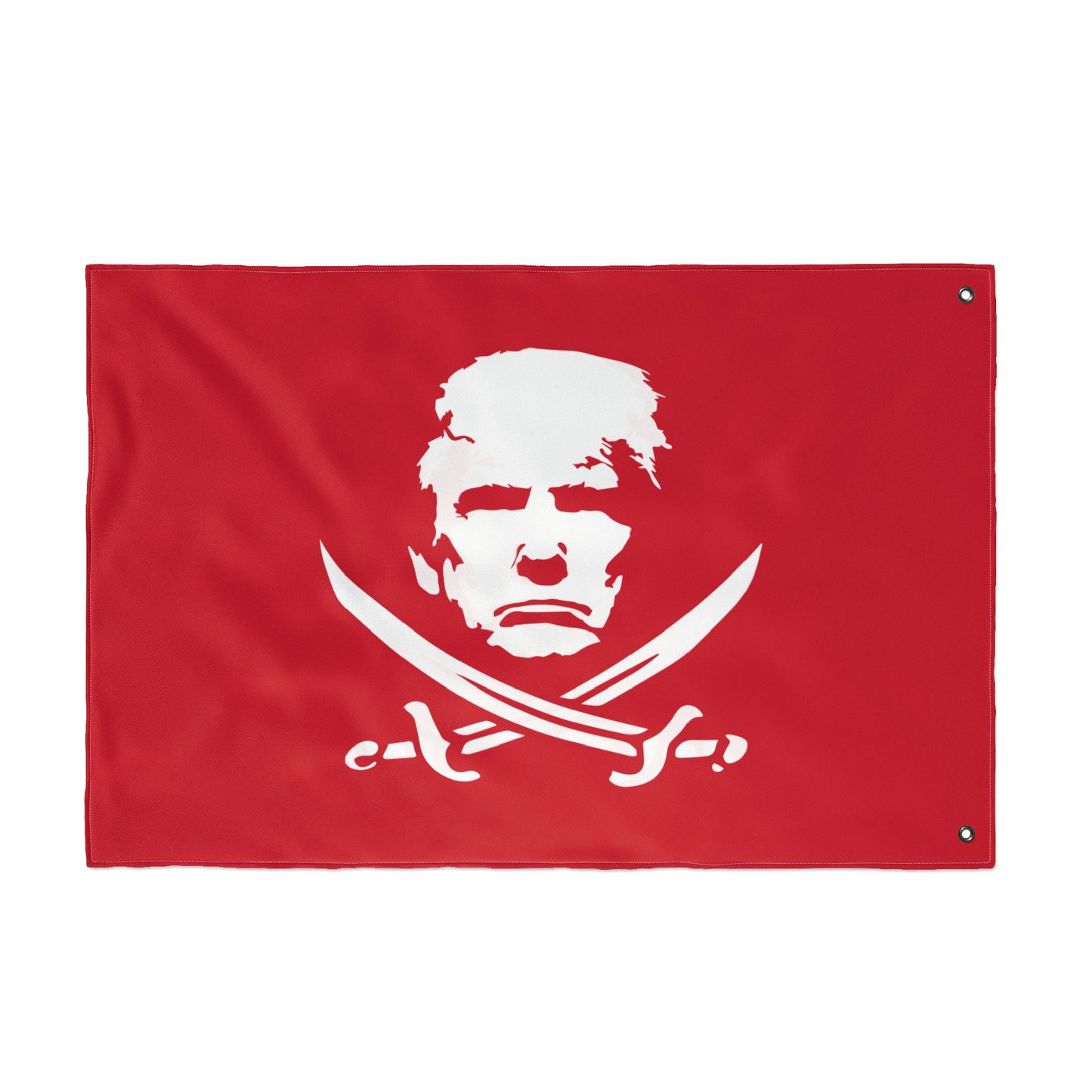 The Jolly Donald Double Sided  Flag (Red)