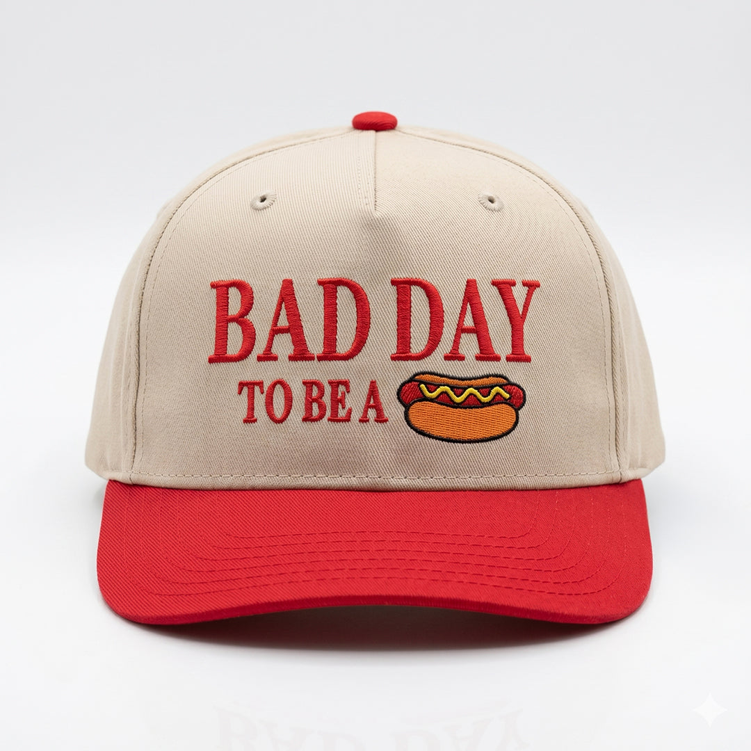 Bad Day to be a Hot Dog Baseball Cap