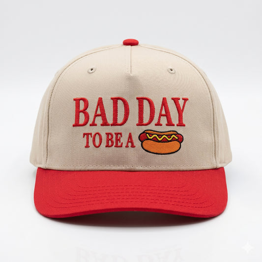 Bad Day to be a Hot Dog Baseball Cap