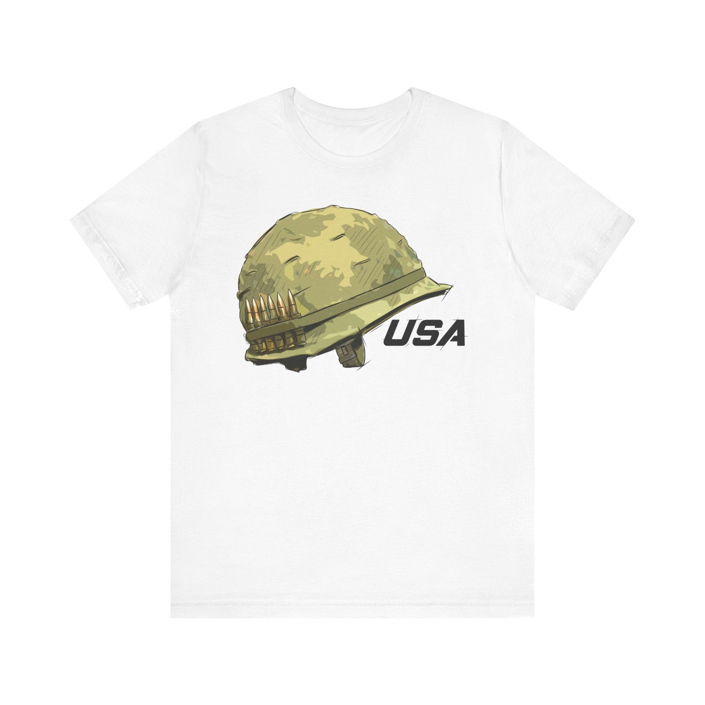 USA Helmet Tee
