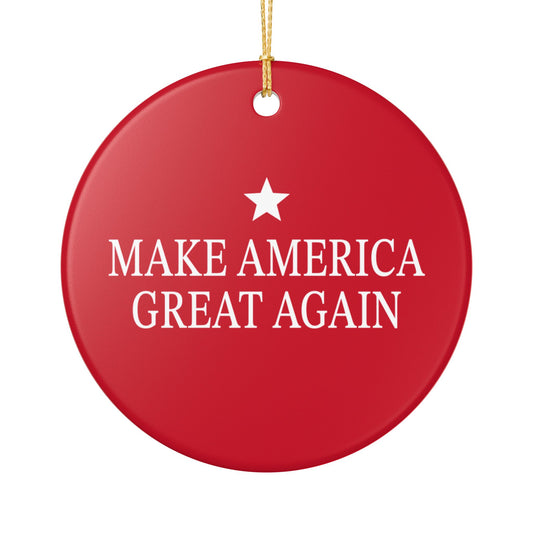 MAGA Ceramic Ornament