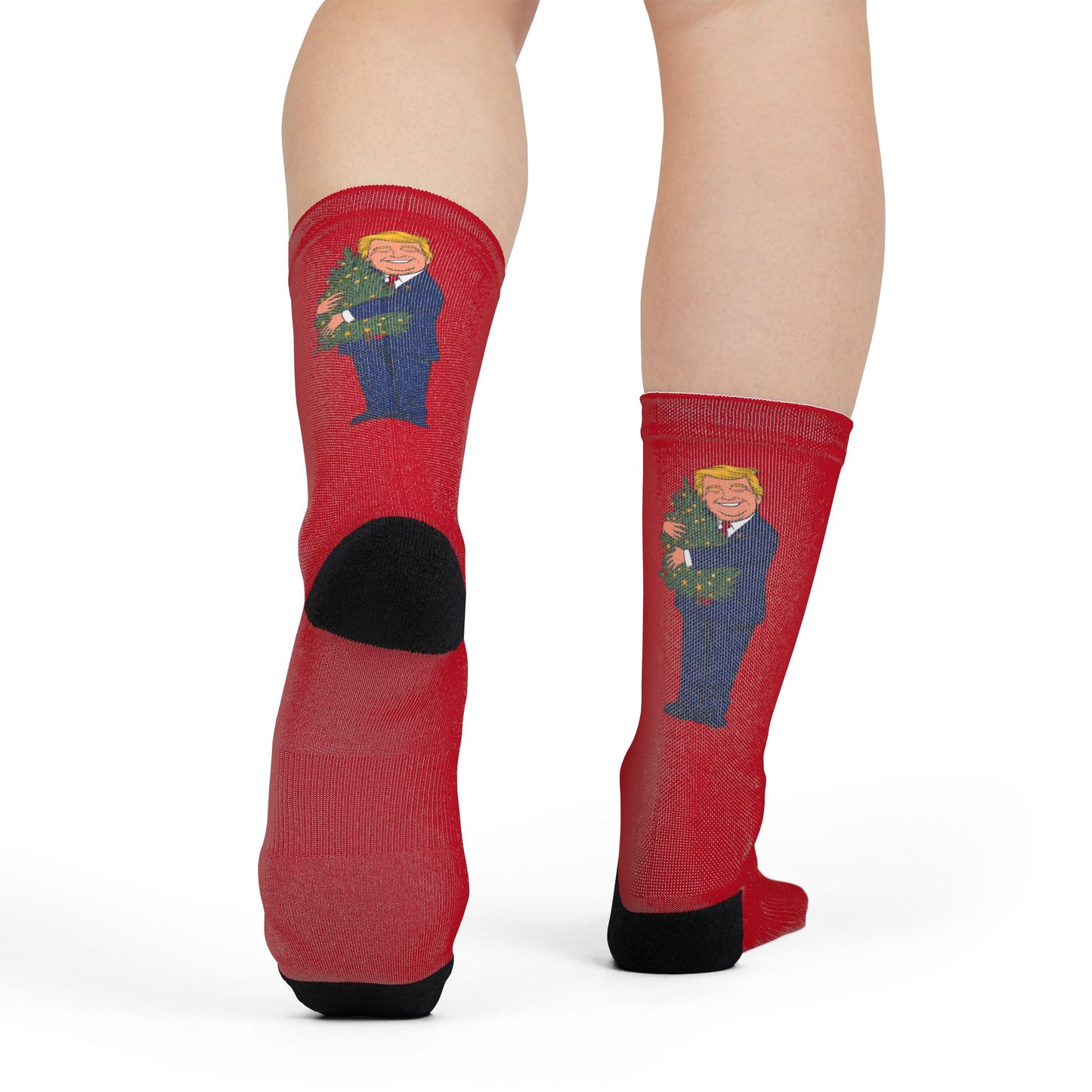 Trump Christmas Crew Socks