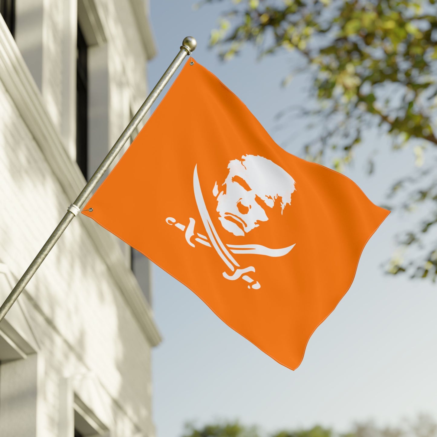 The Jolly Donald Double Sided Flag - Orange