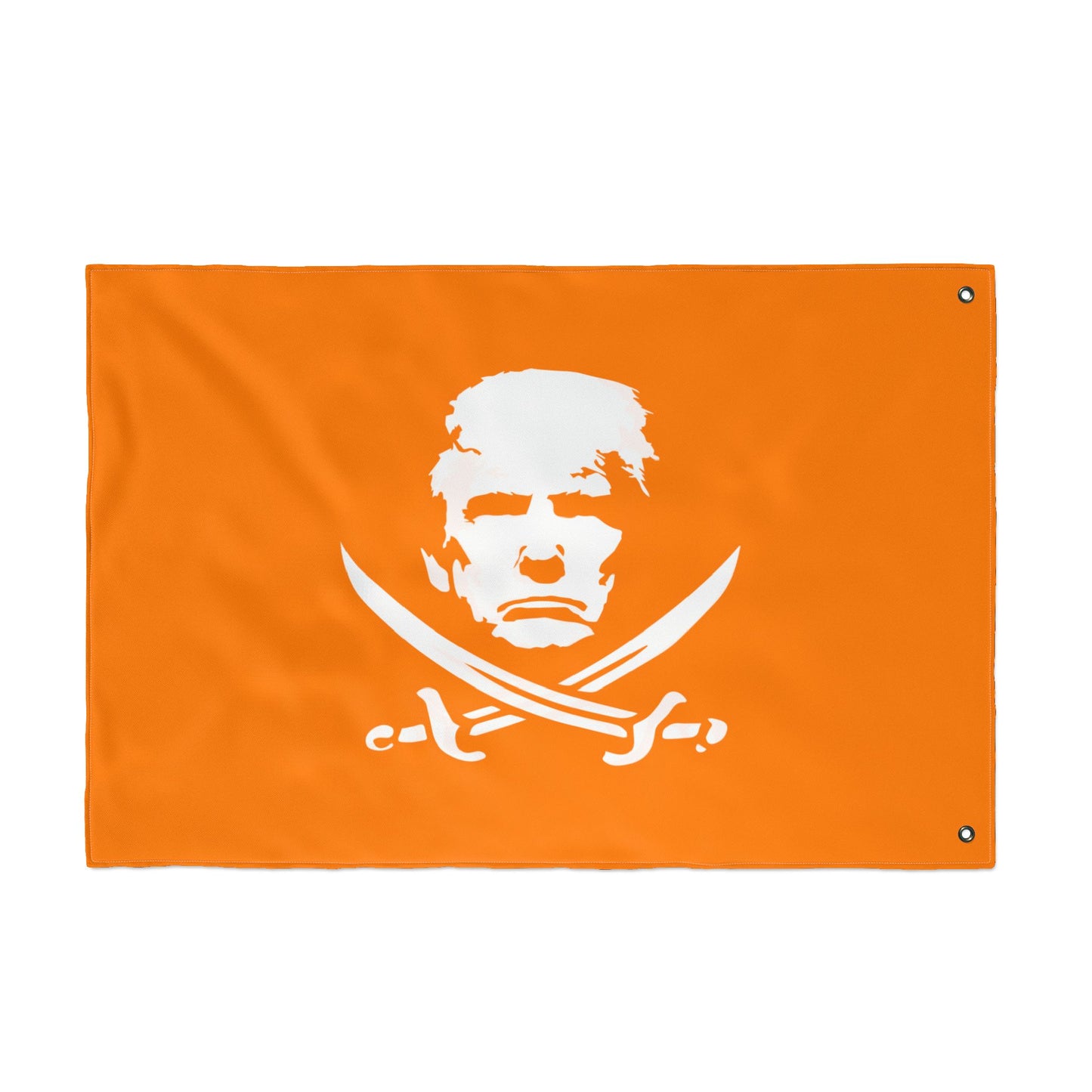The Jolly Donald Double Sided Flag - Orange