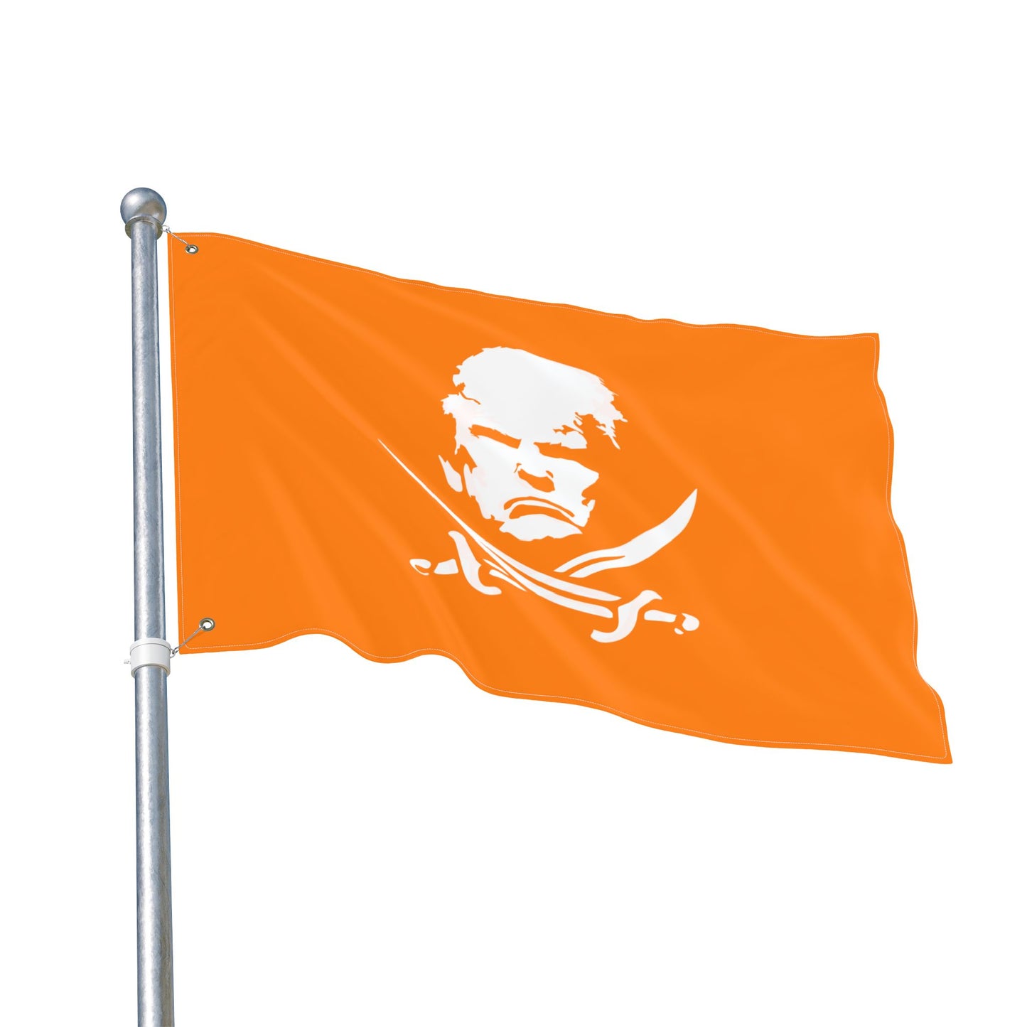 The Jolly Donald Double Sided Flag - Orange