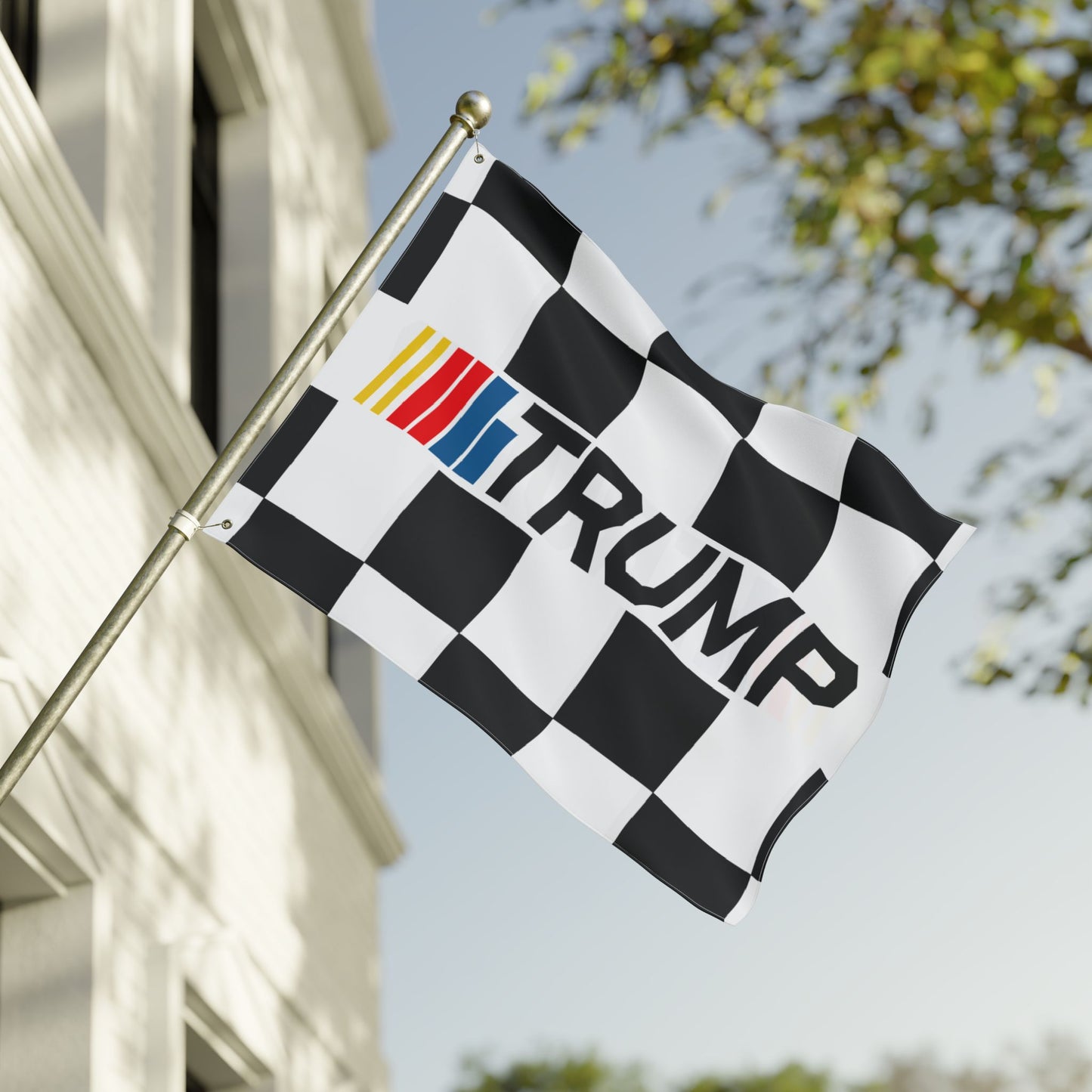 TRUMP Racing Double Sided  Flag