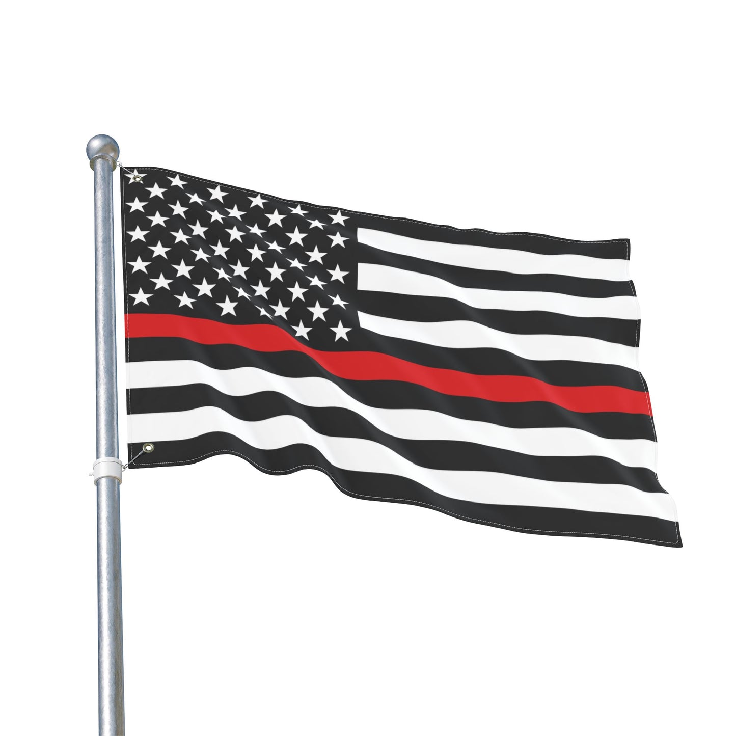 Thin Red Line Double Sided Flag