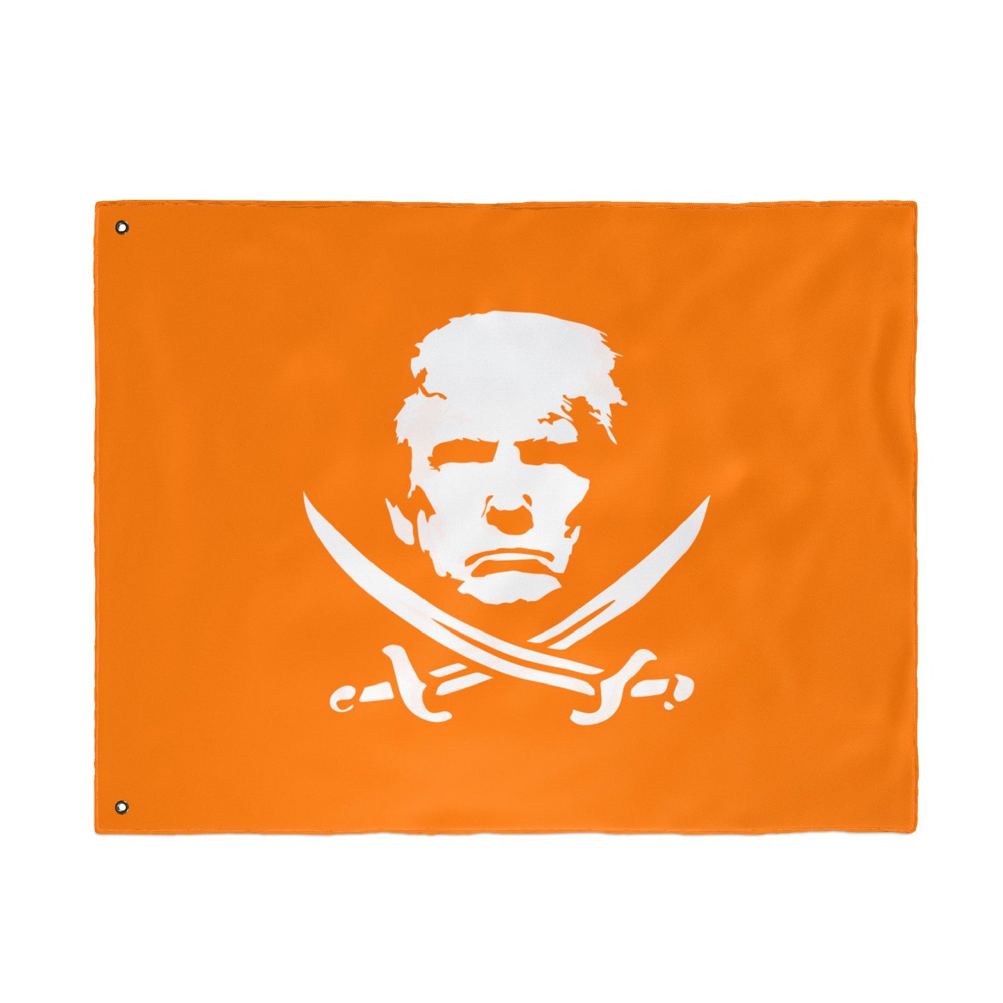The Jolly Donald Double Sided Flag - Orange