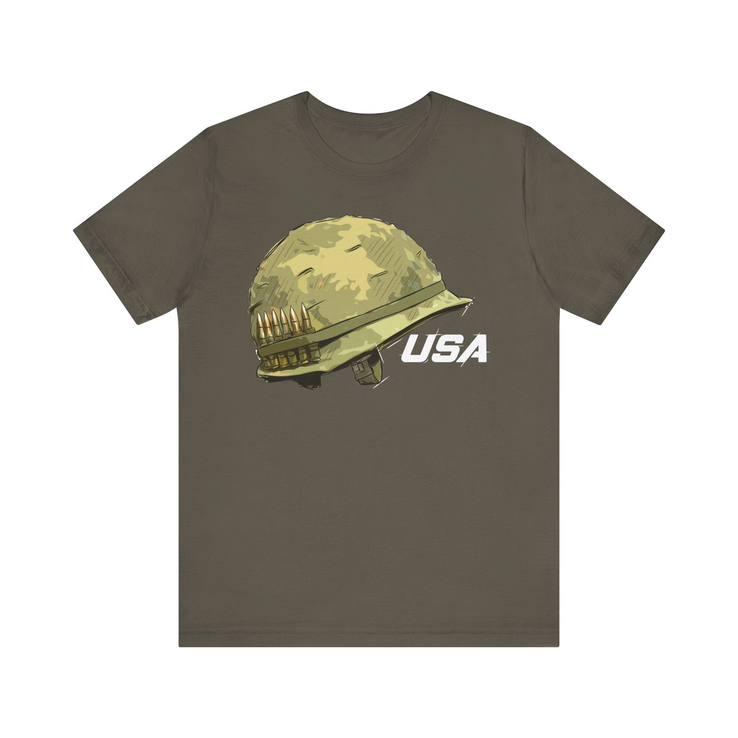 USA Helmet Tee