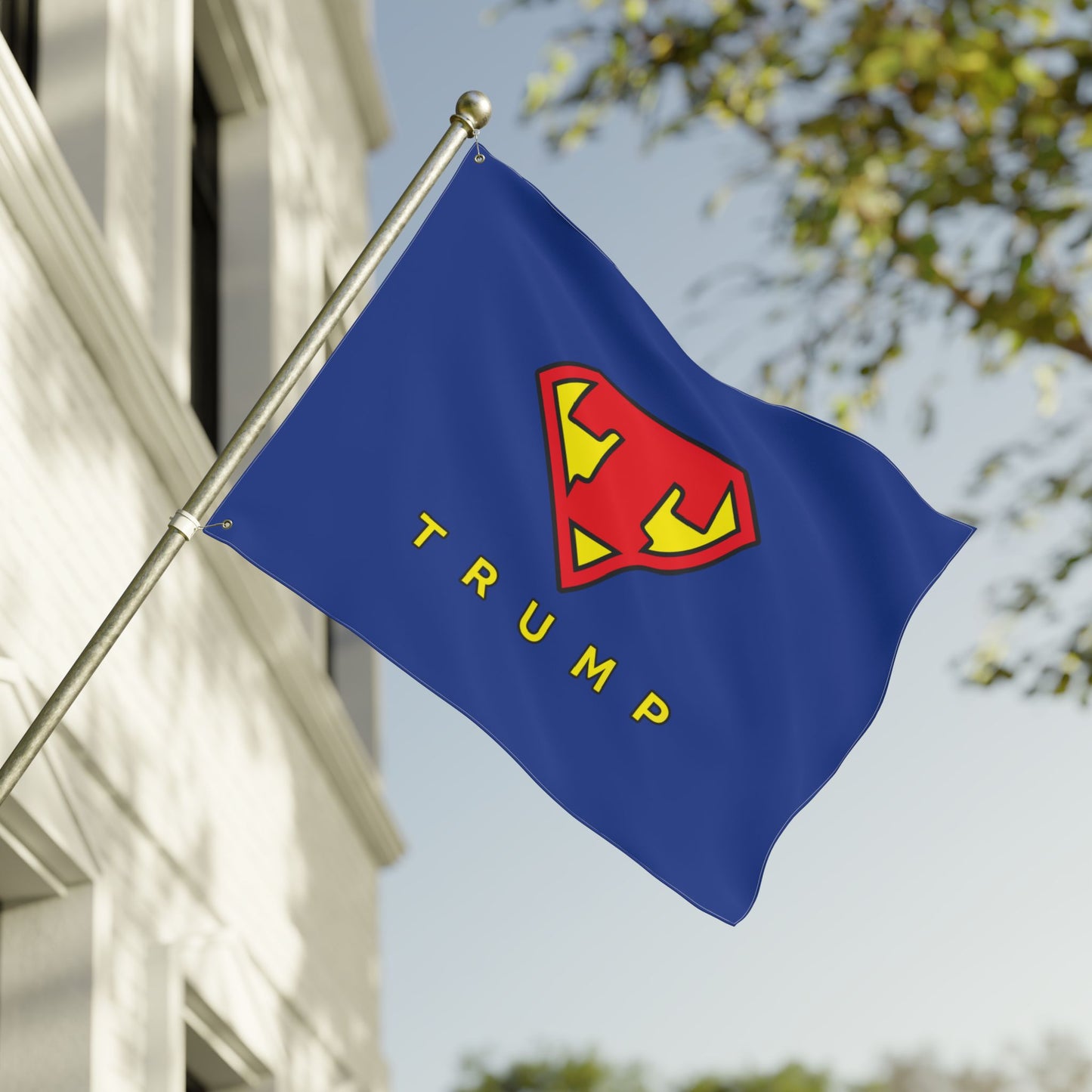 Trump Super Man Double Sided  Flag