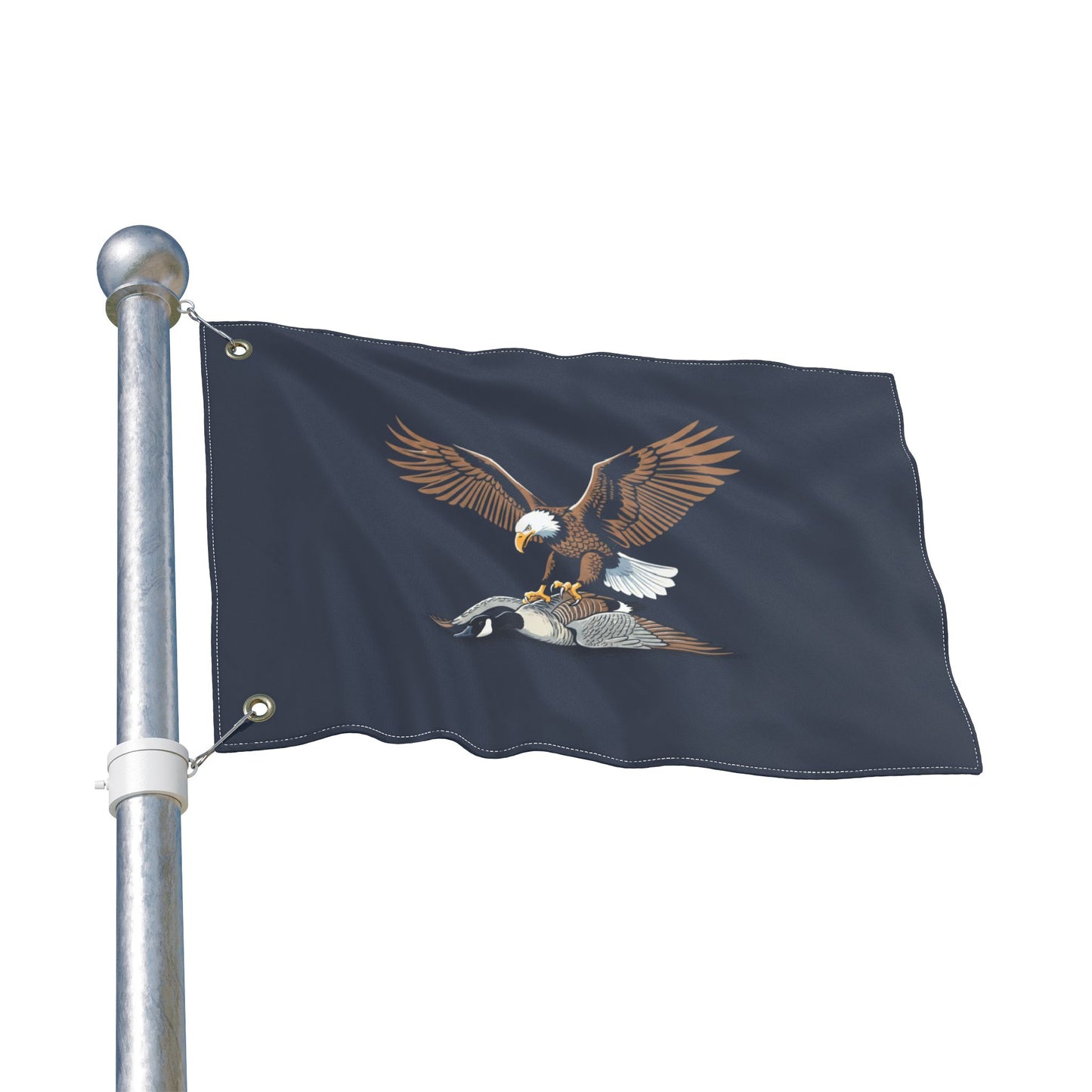 Eagle vs Goose Hockey Double Sided  Flag