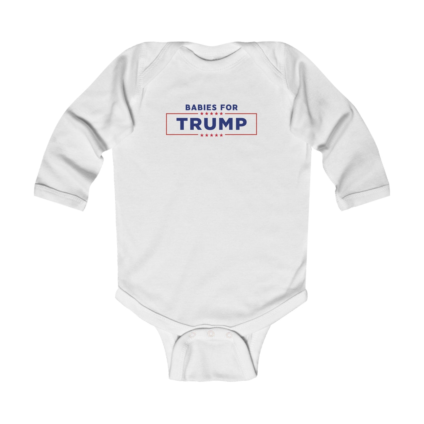 Babies For Trump Infant Long Sleeve Bodysuit