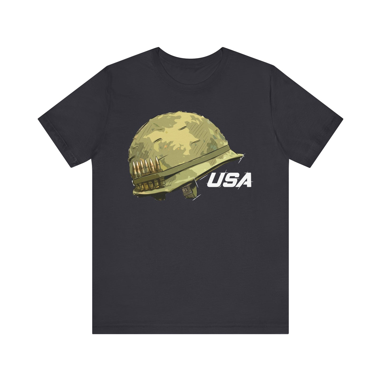 USA Helmet Tee