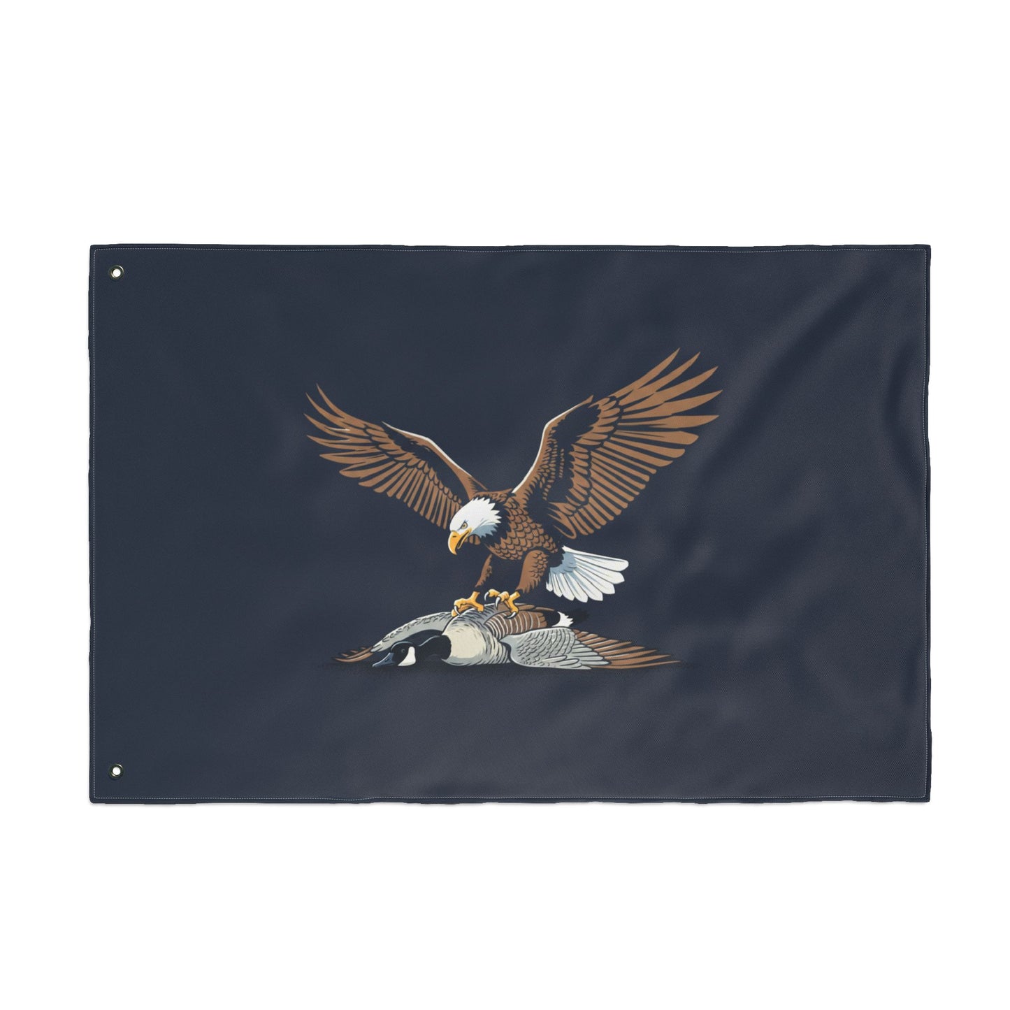 Eagle vs Goose Hockey Double Sided  Flag