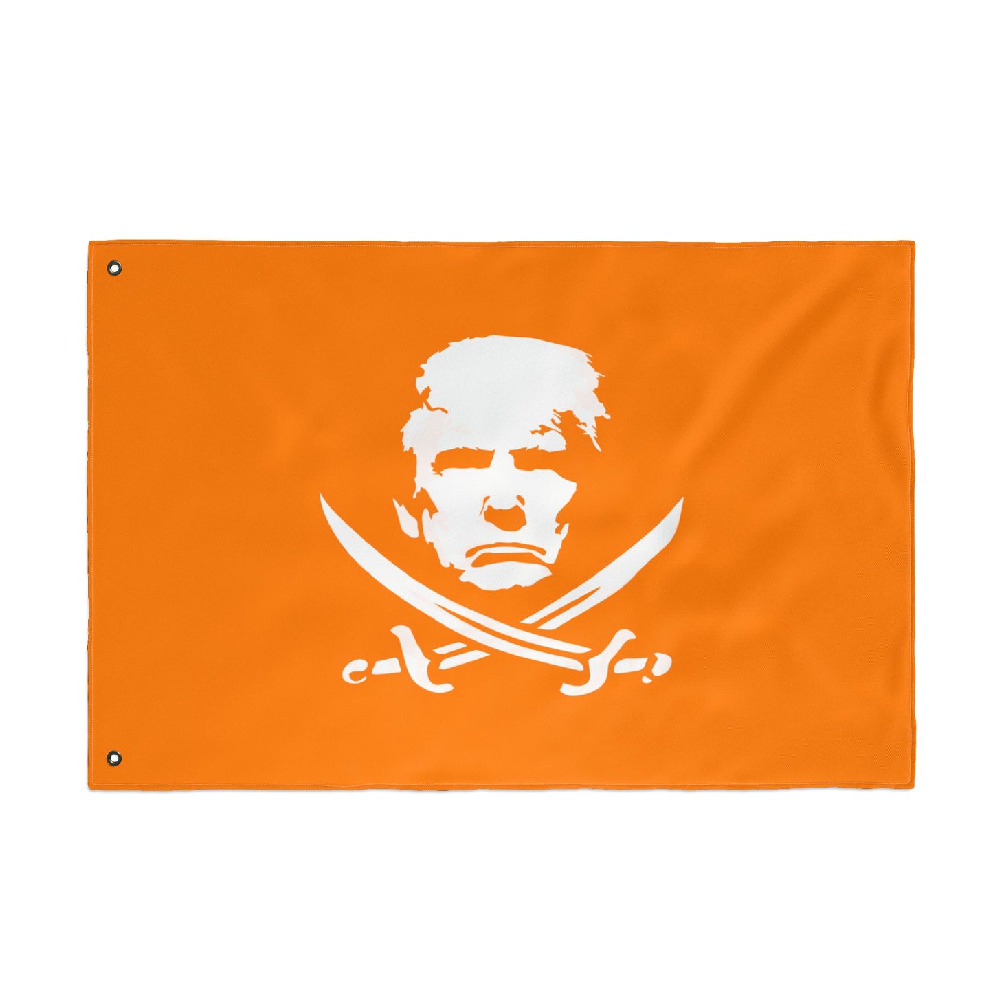 The Jolly Donald Double Sided Flag - Orange