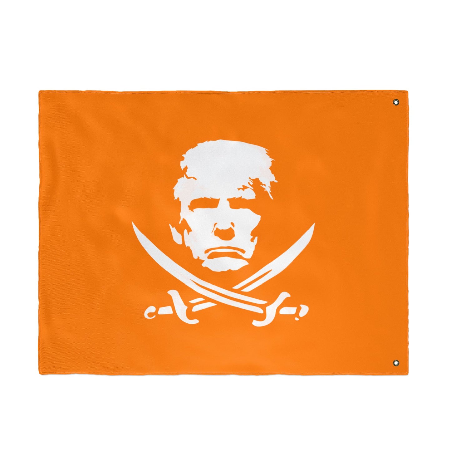 The Jolly Donald Double Sided Flag - Orange